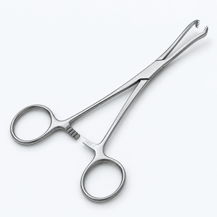 Product view of Allis tissue forceps