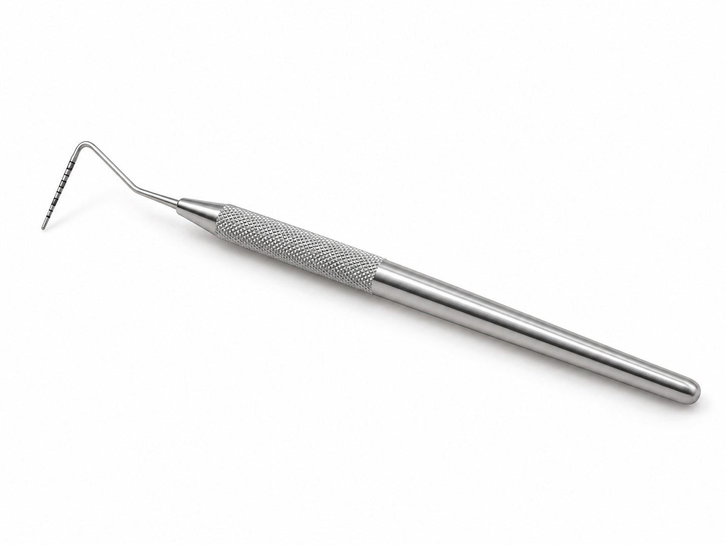 Product view of a Williams periodontal probe